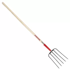 Union Razorback Forged 5 Tine Manure Fork With 48in Handle