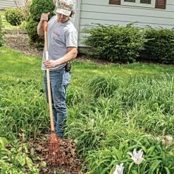 Leonard 10-Tine Forestry Rake -Garden Tools 110f 3