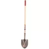 True Temper True American Round Point Open Back Shovel, 48-inch Ash Handle