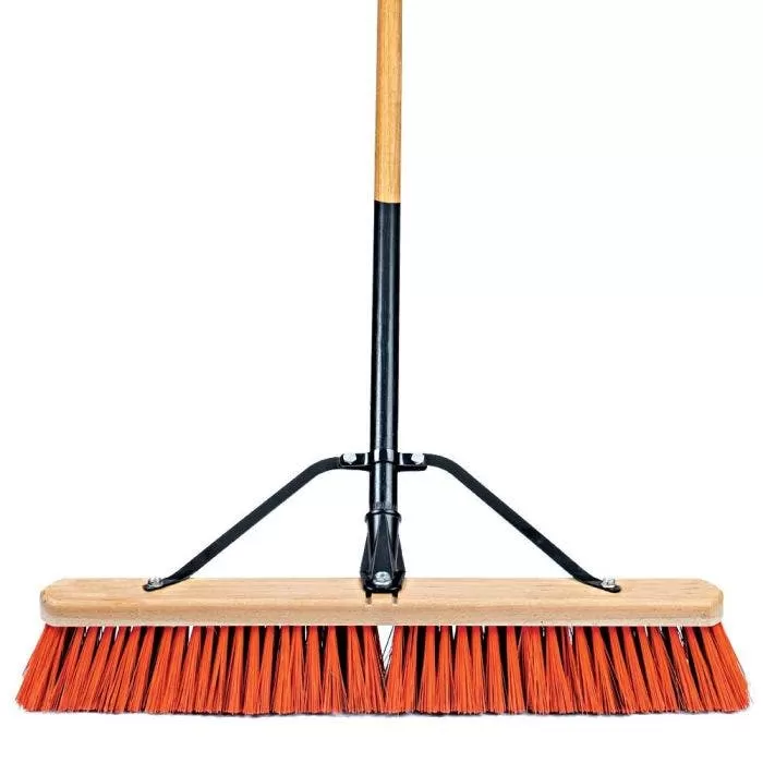 Leonard Dual Bristle Push Broom, 30-Inch Wide Block 2 Leonard Dual Bristle Push Broom, 30-Inch Wide Block - Image 2