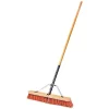 Leonard Fine-Bristle Push Broom, 24-Inch Wide Block