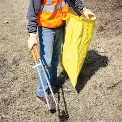 Clean Up Bag 18in Diameter With Shoulder Strap -Garden Tools 18lb 3