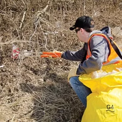 Clean Up Bag 18in Diameter With Shoulder Strap -Garden Tools 18lb 5