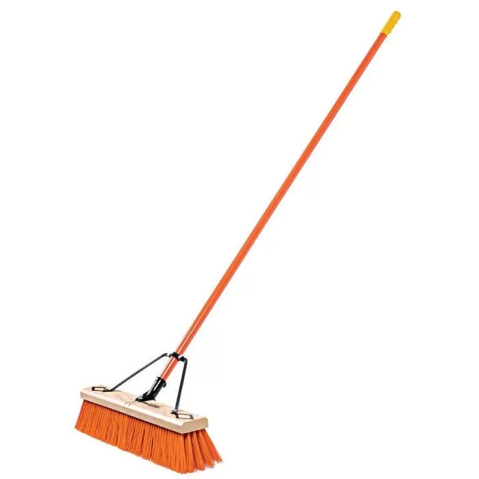 Leonard 24-Inch Heavy-Duty Push Broom With Steel Handle 2 Leonard 24-Inch Heavy-Duty Push Broom With Steel Handle - Image 2