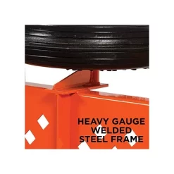 Leonard Flatbed 2-Wheel Nursery Cart, 2ft X 4ft Low Deck, 850 Lb Capacity -Garden Tools 2448lw 2