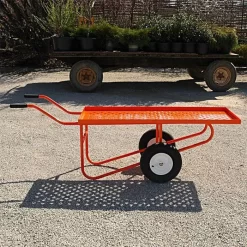 Leonard Flatbed 2-Wheel Nursery Cart, 2ft X 5ft Deck, 850 Lb Capacity -Garden Tools 2460ex 4 1