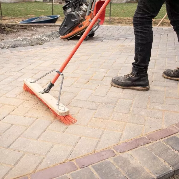 Leonard Dual-Bristle Push Broom, 30-Inch Wide Block With Steel Handle 6 Leonard Dual-Bristle Push Broom, 30-Inch Wide Block With Steel Handle - Image 6