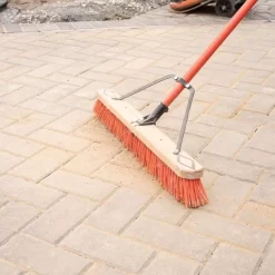 Leonard Dual-Bristle Push Broom, 30-Inch Wide Block With Steel Handle 13 Leonard Dual-Bristle Push Broom, 30-Inch Wide Block With Steel Handle -Garden Tools 2630 6