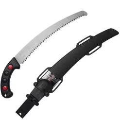Silky Zubat Pruning Saw With Scabbard, 13-inch Curved Blade