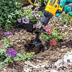 Power Planter Bulb Auger & Bedding Plant Tool -Garden Tools 307 blk 7