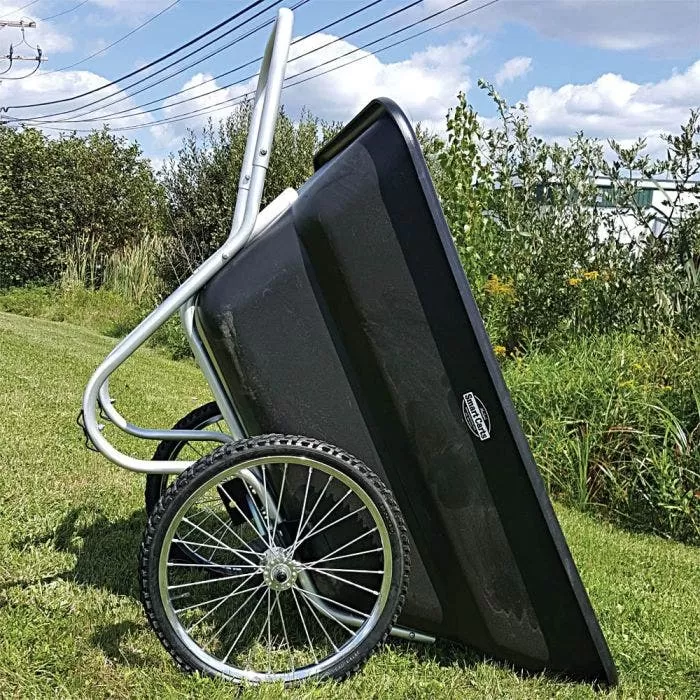 Muller's Original Smart Cart, Black 12 Cu. Ft. Tray With 20" Spoke Wheels 2 Muller's Original Smart Cart, Black 12 Cu. Ft. Tray With 20" Spoke Wheels - Image 2