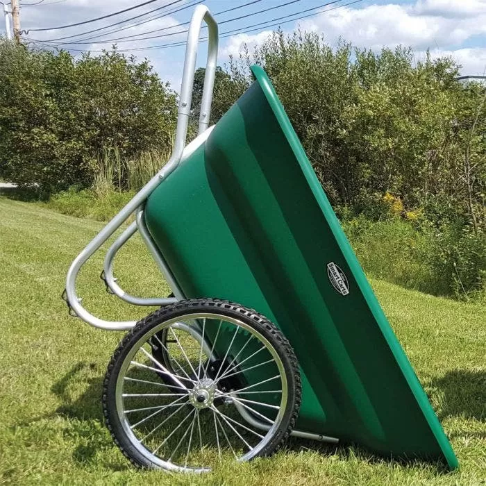 Muller's Original Smart Cart, Green 12 Cu. Ft. Tray With 20" Spoke Wheels 2 Muller's Original Smart Cart, Green 12 Cu. Ft. Tray With 20" Spoke Wheels - Image 2