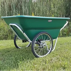 Muller's Original Smart Cart, Green 12 Cu. Ft. Tray With 20" Spoke Wheels