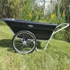 Muller's Original Smart Cart, Black 7 Cu. Ft. Tray With 20" Spoke Wheels