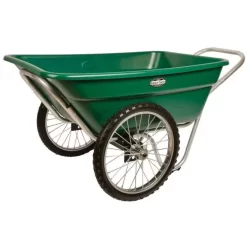 Muller's Original Smart Cart, Green 7 Cu. Ft. Tray With 20" Spoke Wheels