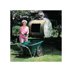 Muller's Original Smart Cart, Green 7 Cu. Ft. Tray With 20" Flat Free Spoke Wheels -Garden Tools 37gb ff 3