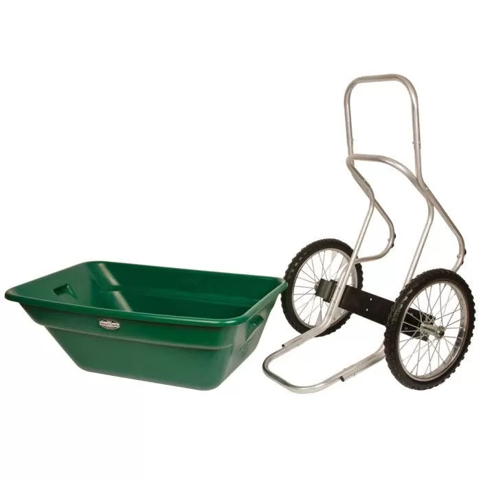 Muller's Original Smart Cart, Green 7 Cu. Ft. Tray With 20" Spoke Wheels 4 Muller's Original Smart Cart, Green 7 Cu. Ft. Tray With 20" Spoke Wheels - Image 4