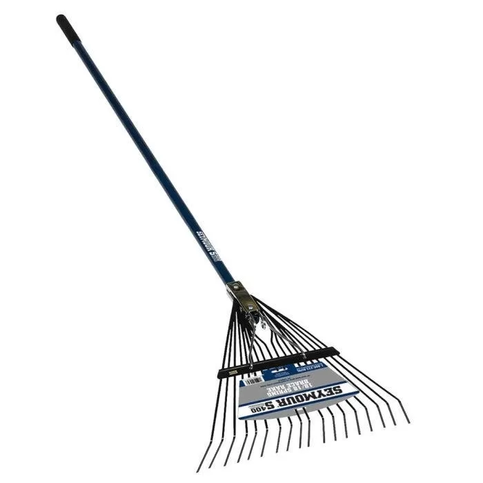 Seymour S500 Industrial Heavy Duty Spring Brace Rake With Aluminum Handle 1 Seymour S500 Industrial Heavy Duty Spring Brace Rake With Aluminum Handle
