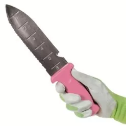 Pink Leonard Deluxe Stainless Steel Soil Knife -Garden Tools 4752p 2