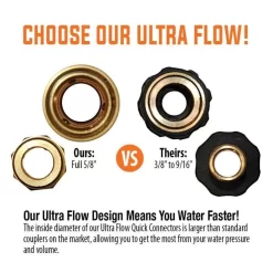 Leonard Quick Coupler Hose Connector Brass Female -Garden Tools 58cm ultra flow 1