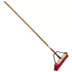 Harper Dual Bristle Broom Plastic Fibers 18in Wide
