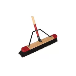 Harper Dual Bristle Broom Plastic Fibers 24in Wide -Garden Tools 6124b 2