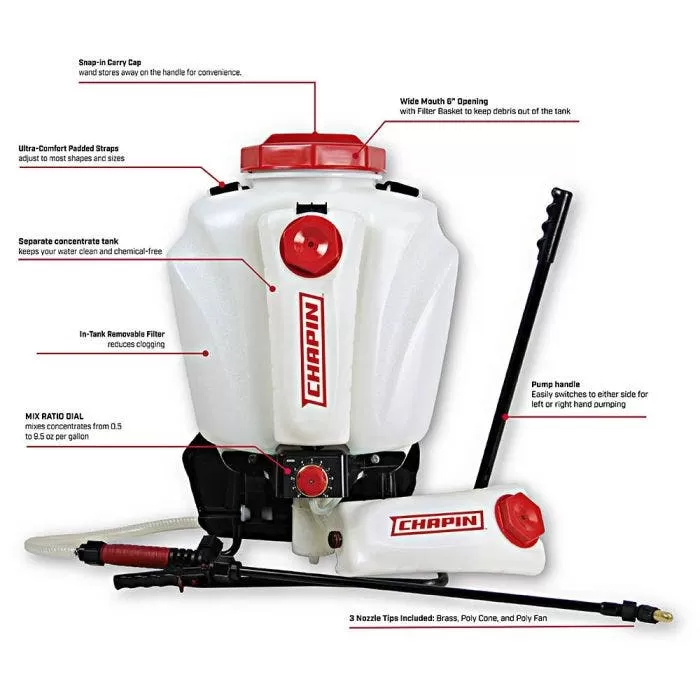 Chapin Mixes On Exit 4-Gallon Backpack Sprayer 3 Chapin Mixes On Exit 4-Gallon Backpack Sprayer - Image 3