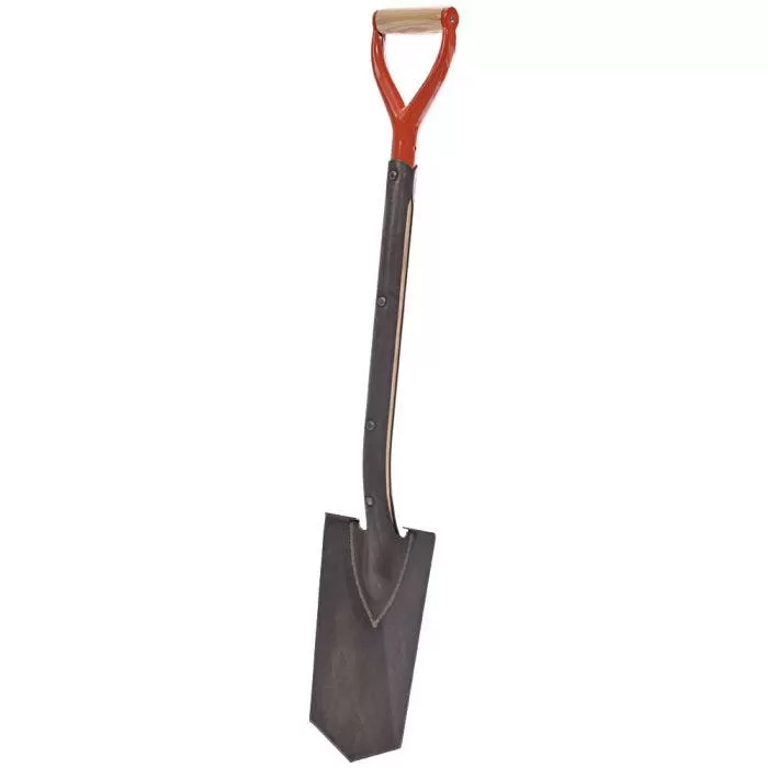 Leonard Full-Strap Diamond-Point Spade With D-Grip Handle 1 Leonard Full-Strap Diamond-Point Spade With D-Grip Handle
