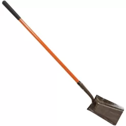 Leonard Forged Square-Point Shovel With 48-Inch Fiberglass Handle