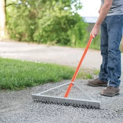 Leonard Aluminum Grading Rake 24in 7 Leonard Aluminum Grading Rake 24in -Garden Tools ag246 3 1