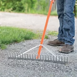 Leonard Aluminum Grading Rake 24in 8 Leonard Aluminum Grading Rake 24in -Garden Tools ag246 4 1