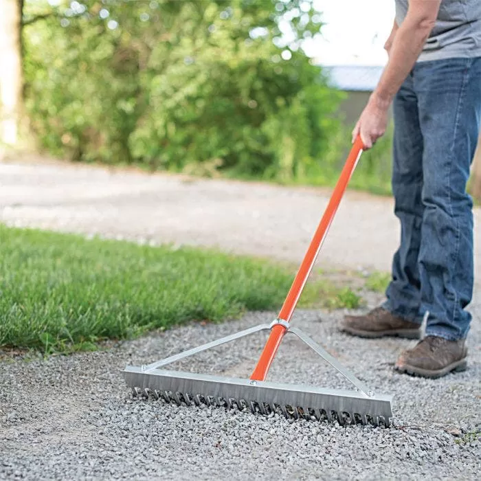 Leonard Aluminum Lawn Rake 24in Wide 3 Leonard Aluminum Lawn Rake 24in Wide - Image 3