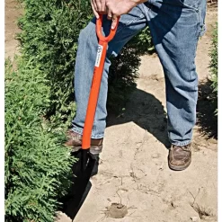 Steel Nursery Spade By A.M. Leonard, 13in Blade X 27in Length, Lifetime Warranty 10 Steel Nursery Spade By A.M. Leonard, 13in Blade X 27in Length, Lifetime Warranty -Garden Tools am12 5