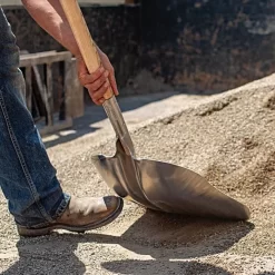 Leonard Heavy-Gauge Aluminum Scoop Shovel With 48-Inch Straight Handle -Garden Tools ama12l 4 1