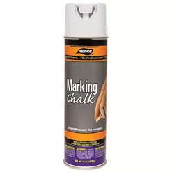 Aervoe Marking Chalk, Case Of 12 - 15oz. Cans, White