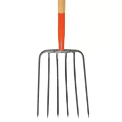 Leonard 6 Tine Forged Steel Manure Forks -Garden Tools amf6 1