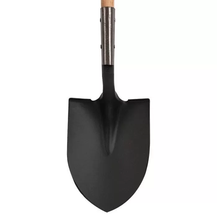 Leonard Round Point Closed Back Shovel With D Grip Handle 2 Leonard Round Point Closed Back Shovel With D Grip Handle - Image 2