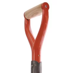 Leonard Full Strap Diamond Point Spade With D Grip Handle And Rubber Foot Pad -Garden Tools amp13d 4