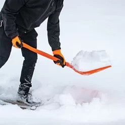 Leonard 10 Inch All Poly Scoop Shovel With D Grip Handle -Garden Tools ap100 10