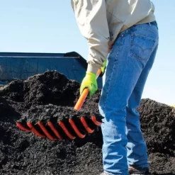 Leonard 8-Tine All Poly Scoop Fork, 63-inch Length -Garden Tools apf805 3