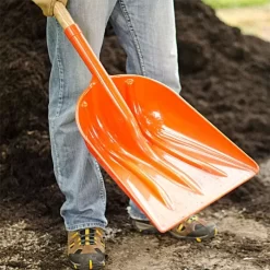 Leonard ABS Scoop Shovel With Straight Handle 9 Leonard ABS Scoop Shovel With Straight Handle -Garden Tools aps12l 4
