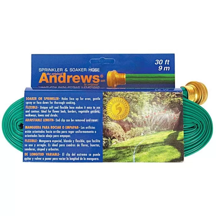 Andrews Sprinkler Hose 30ft 1 Andrews Sprinkler Hose 30ft