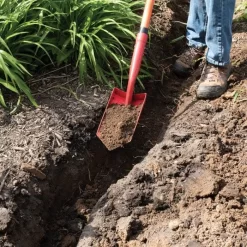 Leonard Trenching Shovel With 5-Inch Wide Blade -Garden Tools ats5 7