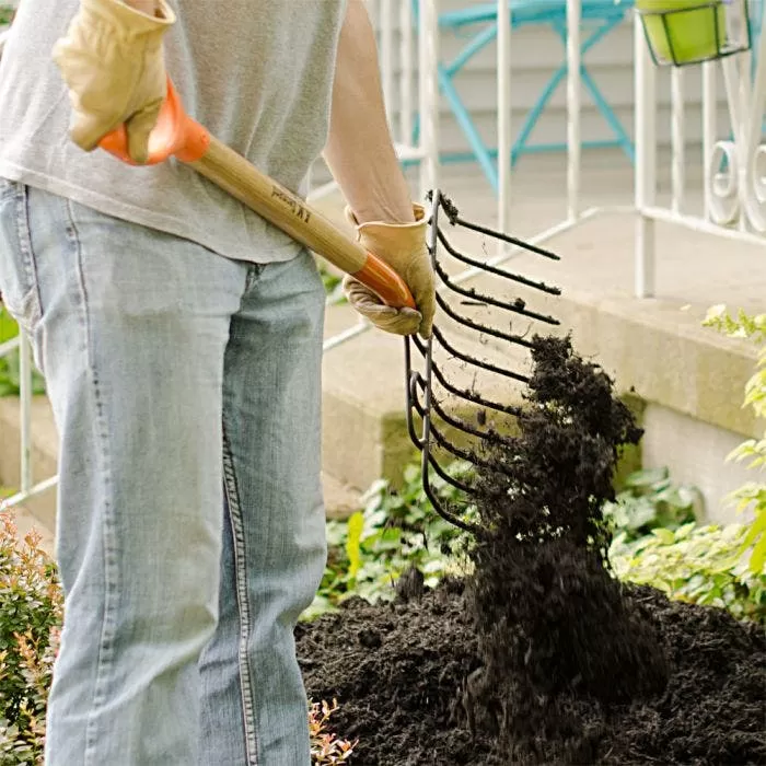 Leonard 10-Tine Ensilage Fork With Poly D-Grip 5 Leonard 10-Tine Ensilage Fork With Poly D-Grip - Image 5