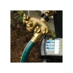 4-Way Brass Water Splitter/Shut Off Valve -Garden Tools bm4 2
