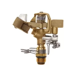 Brass Impulse Sprinkler Head, 1/2 Inch