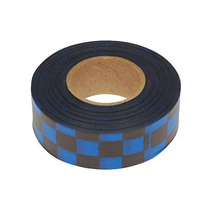 Blue And Black Checkerboard Tagging Tape, Box Of 12 Rolls 2 Blue And Black Checkerboard Tagging Tape, Box Of 12 Rolls - Image 2