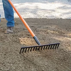 Leonard Straight Rake With Forged Steel Head And Composite Handle 10 Leonard Straight Rake With Forged Steel Head And Composite Handle -Garden Tools cs16 3 2