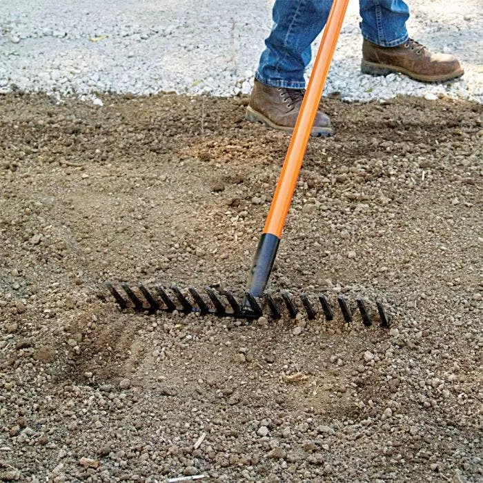 Leonard Straight Rake With Forged Steel Head And Composite Handle 6 Leonard Straight Rake With Forged Steel Head And Composite Handle - Image 6