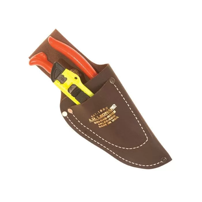 Leonard Pruner & Knife Case Leather 8in With Snap 4 Leonard Pruner & Knife Case Leather 8in With Snap - Image 4